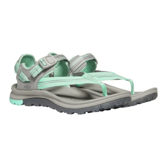 Brand New Keen Women's Terradora II Toe Post Green Sandals - Lightweight, Comfy - Picture 6 of 6